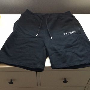 Fitspi Black Men’s CrossFit shorts